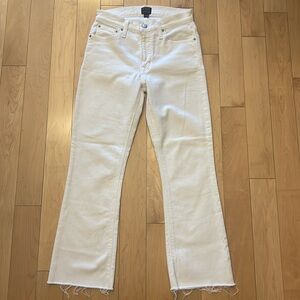 J.Crew High Rise Crop Jeans in white Size 27